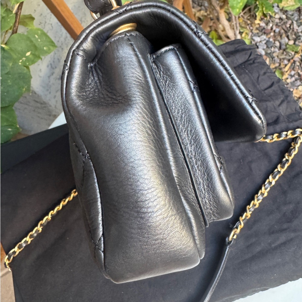 Chanel Quilted Leather Mini Business Affinity Flap Crossbody - Picture 8 of 15